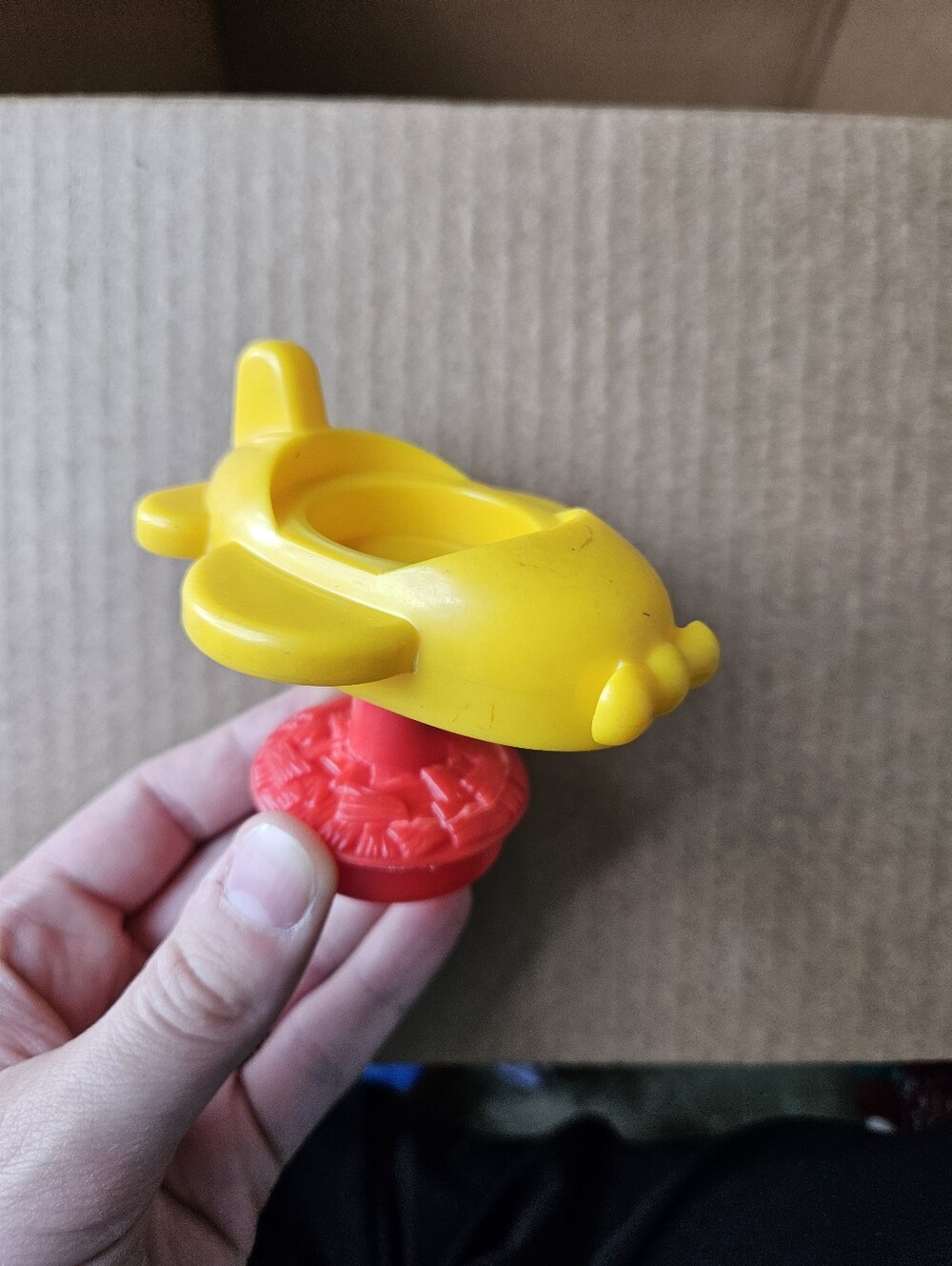 Fisher-Price Little People Yellow Red Airplane Replacement Piece
